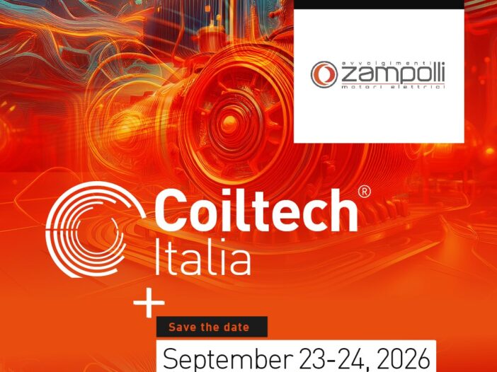 Our booth 6-A21 at Coiltech Italy Fair 23-24 september 2026